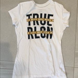 True religion white T-shirt size small